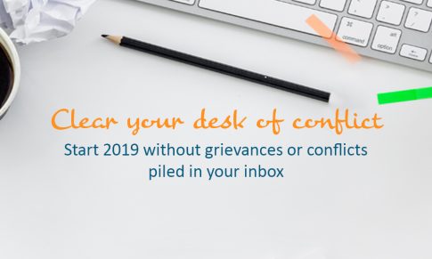 Leading resolution organisation launches ‘Clear Your Desk of Conflict’ campaign