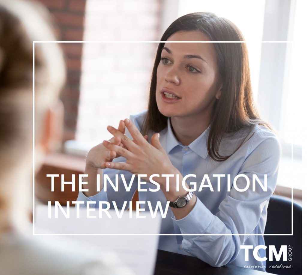 The investigation interview