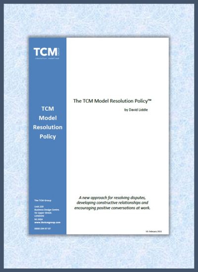 The TCM Resolution Policy